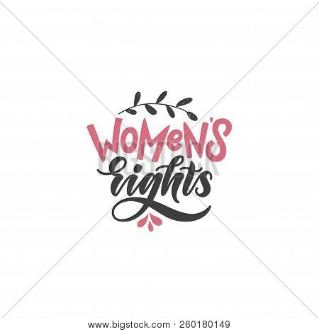 Women's Rights Hand Vector & Photo (Free Trial) | Bigstock