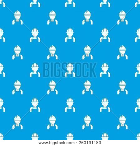 Man Mechanic Pattern Seamless Blue Repeat For Any Use