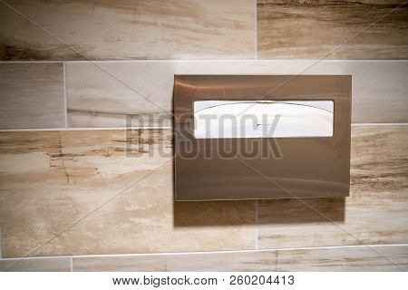 Paper Toilet Seat Covers For Hygine In A Public Restroom