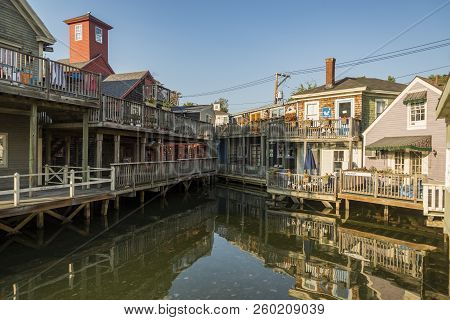Kennebunkport, Me -september 16: Kennebunkport Is A Village In York County, Maine, Near Portland. It