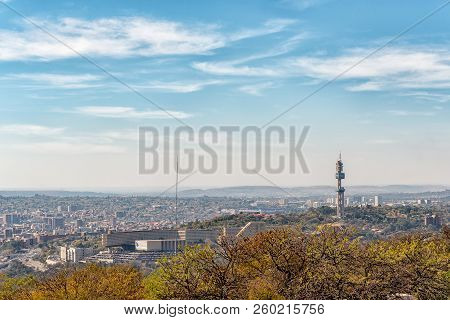 Pretoria, South Africa, July 31, 2018: A Neastern View Of Pretoria As Seen From The Historic Fort Sc