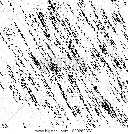 Grunge Halftone Pattern. Pointillism, Stipplism Style. Textured Background With Dots, Circles, Point