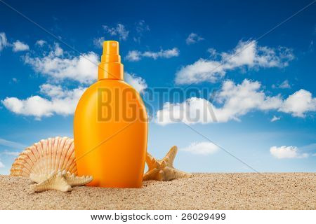 Summer Holiday - Suntan Oil On Beach