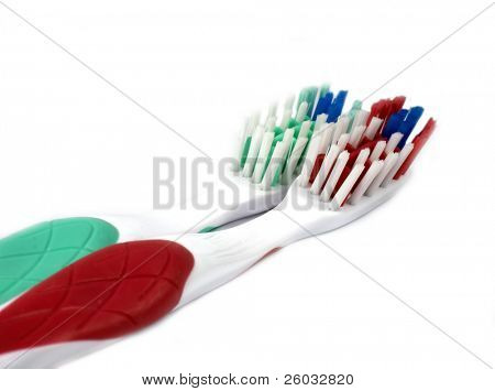 Two toothbrushes