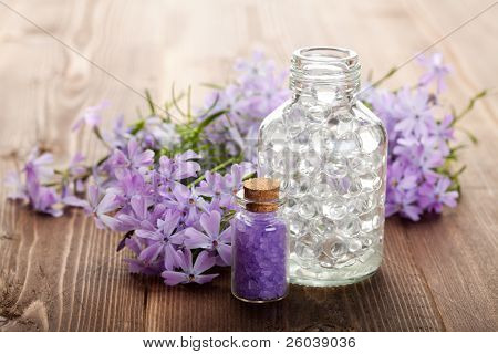 Spa Still Life - Essential Oil And Bath Salt