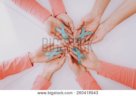 Heath People Support People Who Illness. Style And Support Day. Model And People. Lifestyle With Fam