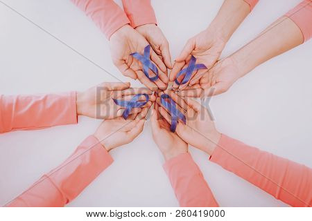 Heath People Support People Who Illness. Style And Support Day. Model And People. Lifestyle With Fam