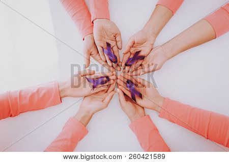Heath People Support People Who Illness. Style And Support Day. Model And People. Lifestyle With Fam