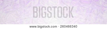 Abstract Illustration Of Anti-flash White Oil Paint With Bristie Brush Banner Background, Digitally 