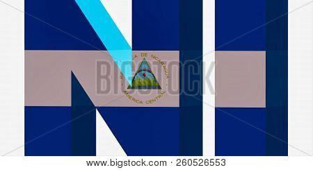 3d Standard Country Code Letters - Abbreviation Standart Code - Nicaragua