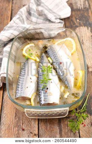 maquereau fish with wine