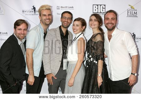 LOS ANGELES - SEP 26:  Che Grant, Amir Yassai, Daniel Markovic, Stav Zeldis, Anna Danshina, Michael Boccalini at the Catalina Film Festival at the Art Theater on September 26, 2018 in Long Beach, CA