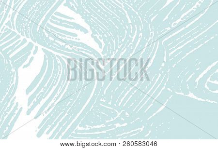Grunge Texture. Distress Blue Rough Trace. Bewitching Background. Noise Dirty Grunge Texture. Likabl