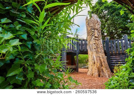 London, Uk - May 23 2018: The Diana, Princess Of Wales Memorial Playground Is A Memorial To Diana, P