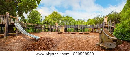 London, Uk - May 23 2018: The Diana, Princess Of Wales Memorial Playground Is A Memorial To Diana, P