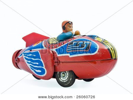 retro rocket racer hračka