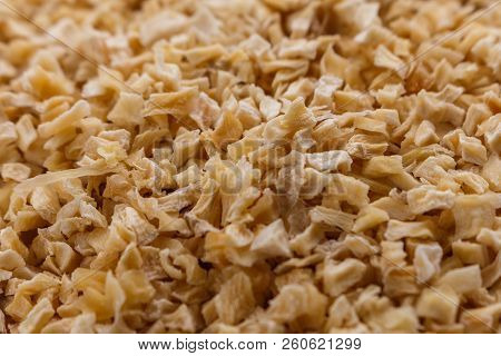 Fragrant Dried Parsnip On A White Acrylic Background