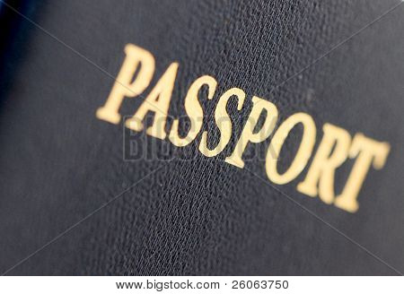 imagen macro de unos Estados Unidos pasaporte