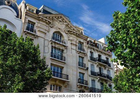 Marseilles Famous Historical Buildings.
View Of Urban Scenic.
