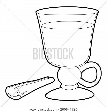Mulled Wine Icon. Outline Illustration Of Mulled Wine Icon For Web