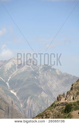Pilgerfahrt der Heiligen Amarnath Höhle im Himalaya