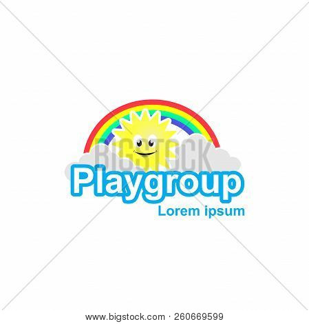 Playgroup Logo Design, Vector Template, Colorful Design