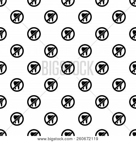 No Tooth Icon. Simple Illustration Of No Tooth Vector Icon For Web