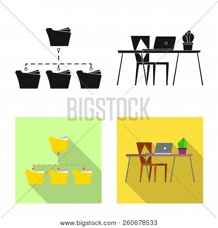 Vector Design Of Education And Learning Icon. Set Of Education And School Vector Icon For Stock.