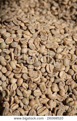 Ikke-Ristede kaffebønner