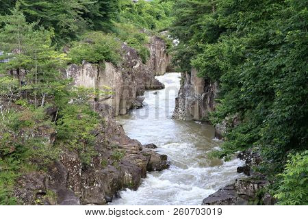 Genbi Gorge In Ichinoseki, Iwate, Japan