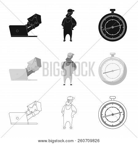 Isolated Object Of Goods And Cargo Logo. Collection Of Goods And Warehouse Vector Icon For Stock.