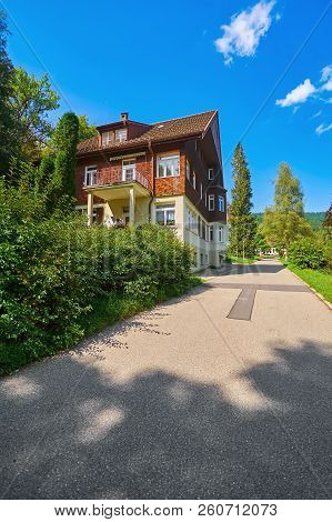 Alley In Bolsternang, Isny Im Allgau, Germany