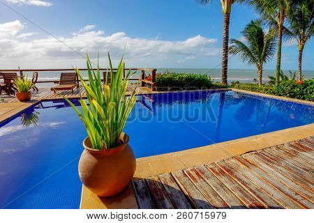Arraial d'Ajuda is a district of the Brazilian municipality of Porto Seguro, on the coast of the state of Bahia.