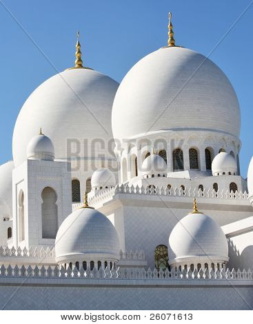 Moschea di Sheikh Zayed di Abu Dhabi, Emirati Arabi