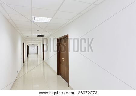 Corridor in the office building