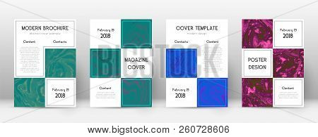 Abstract Cover. Ravishing Design Template. Suminagashi Marble Business Poster. Ravishing Trendy Abst