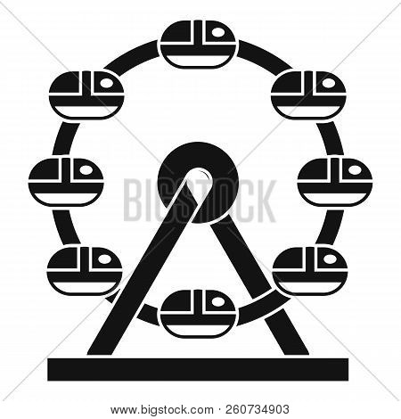 Giant Ferris Wheel Icon. Simple Illustration Of Giant Ferris Wheel Icon For Web