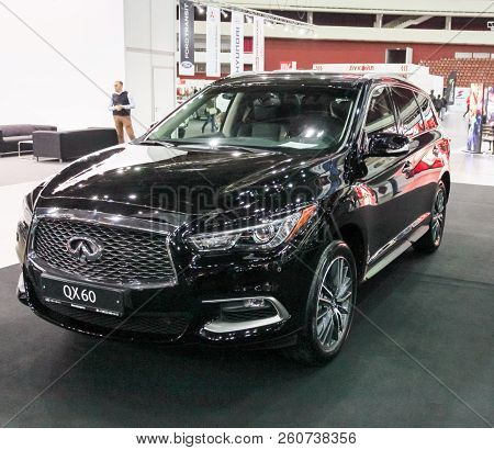 St. Petersburg, Russia - 14 April, Car Infiniti Qx 60, 14 April, 2018.
International Automobile Exhi