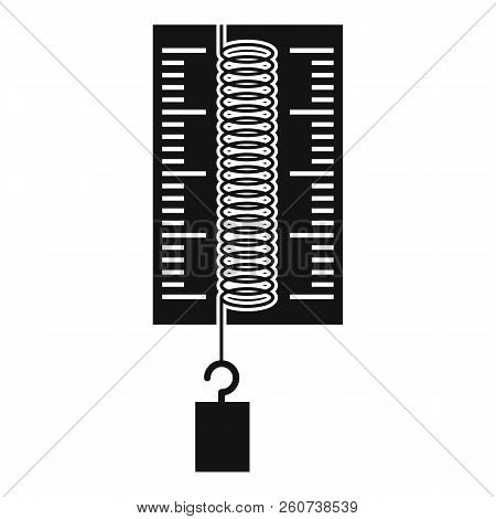 Physics Dynamometer For Laboratory Work Icon. Simple Illustration Of Physics Dynamometer For Laborat