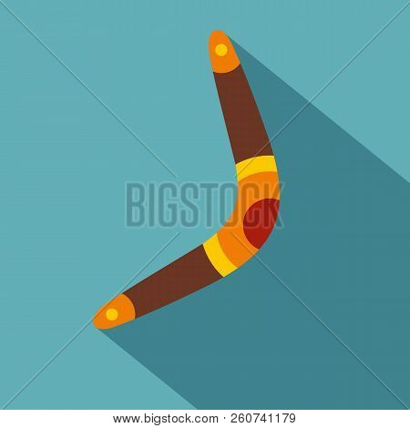Boomerang Icon. Flat Illustration Of Boomerang Icon For Web