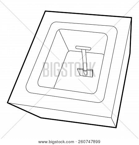 Dug Grave Icon. Outline Illustration Of Dug Grave Icon For Web