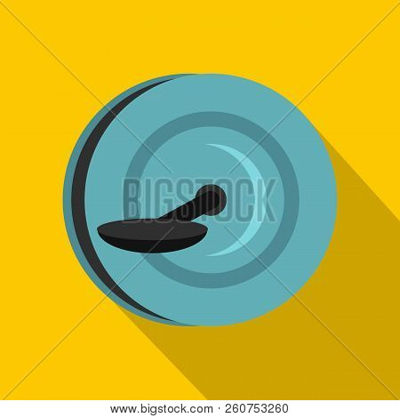 Monowheel Icon. Flat Illustration Of Monowheel Icon For Web Isolated On Yellow Background
