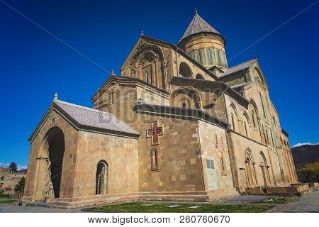 Svetitskhoveli Cathedral Is A Georgian Orthodox Cathedral Located In The Historical Town Of Mtskheta