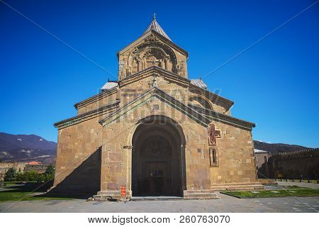 Svetitskhoveli Cathedral Is A Georgian Orthodox Cathedral Located In The Historical Town Of Mtskheta