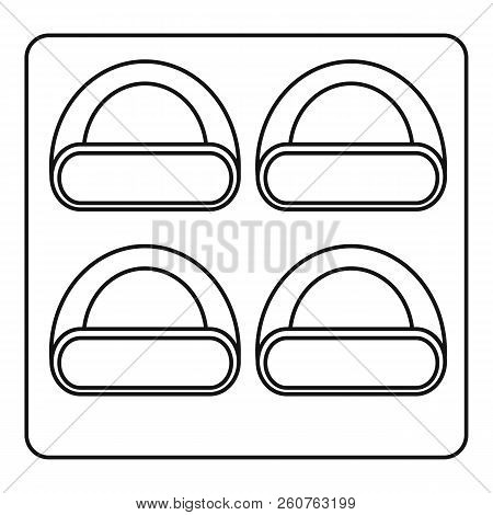 Different Sushi Icon. Outline Illustration Of Different Sushi Icon For Web