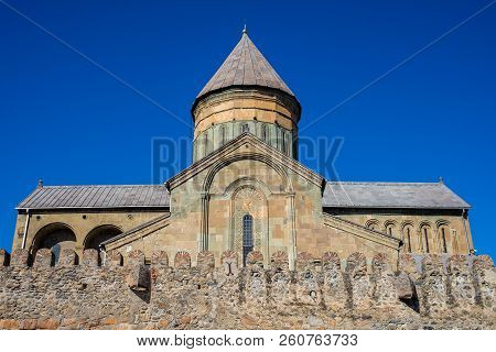 Svetitskhoveli Cathedral Is A Georgian Orthodox Cathedral Located In The Historical Town Of Mtskheta