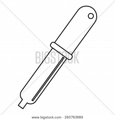Color Picker Pipette Icon. Outline Illustration Of Color Picker Pipette Icon For Web