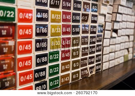 Color Chart Of Chemical Hair Dye Color At Salon
