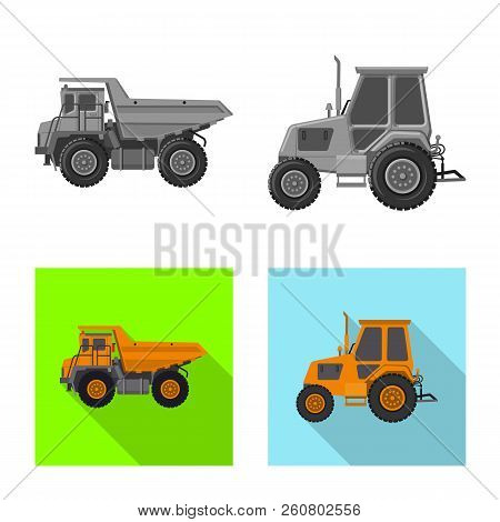 Vector Illustration Of Build And Construction Icon. Set Of Build And Machinery Stock Vector Illustra