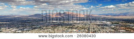 LAS VEGAS - MAR 4: Vegas Strip luchtfoto op 4 maart 2010 in Las Vegas, Nevada. De Las Vegas Stri